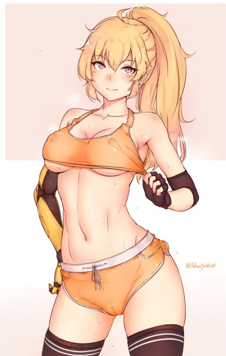 YangingBang's tweet image. Yang Xiao Long 

The Y in Rwby 

A hotheaded huntress 
Don’t touch her hair 

Portrayl is semi lewd 
Fem/intersex 

Lesbian Portrayal, sorry 

Opens to all ships 

Nsfw warning 

Muse is of age 

//Temp Pin//

New acc of @Yangryisms 

#rwbyrp #lewdrp #mvrp