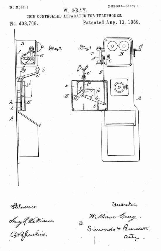 vitike's tweet image. En torno a 1887 una mujer necesitaba un médico y su marido no encontraba un lugar desde el que le dejaran telefonear. Todo acabó bien, pero ese hombre, William Gray, inventó el teléfono público de monedas tras ese día. Fuen un gran negocio. curistoria.com/2025/07/una-em…