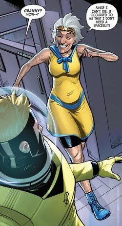 DailyMutantsX's tweet image. Today’s Mutant of the day is Granny Smite!
First Appearance: X-Factor #1 (August 2024)
Created by: Mark Russell & Bob Quinn
Powers: Granny Smite is an immortal, invulnerable mutant who desperately wants to die. She enjoys trying find new ways to die!
