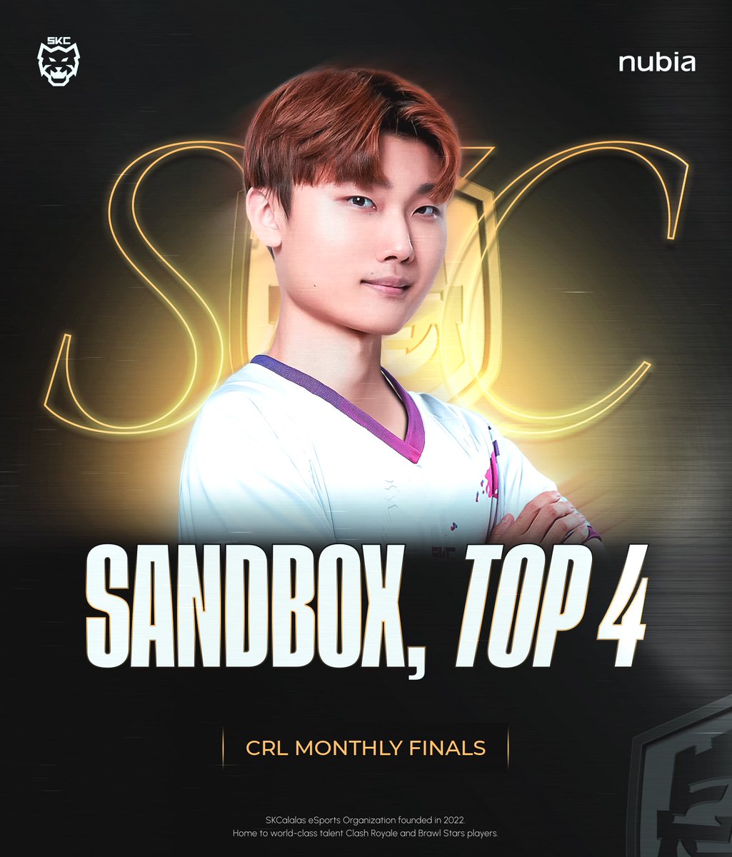 ⚪️ FINAL MENSUAL - TOP 4 🟡

Tuviste un gran recorrido y las celebraciones más increíbles de la competición! 🍿

¡Gracias por dejar en alto nuestro escudo <a href="/sandboxcr_/">SandBox</a>! 🇰🇷

LA PRÓXIMA SERÁ TUYA TIGRE! 🐯

#ShockCalalas #SKCWIN