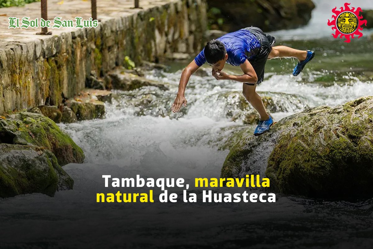 ElSoldeSanLuis's tweet image. ⛺🏊🏼 #2Horas | El Nacimiento de agua del balneario Tambaque, en el Pueblo Mágico de Aquismón, vive su mejor momento. Familias enteras pueden disfrutar de un arroyo cristalino y de aguas tranquilas con toda seguridad.

Checa aquí los detalles 👉🏾 is.gd/ugJTeG
