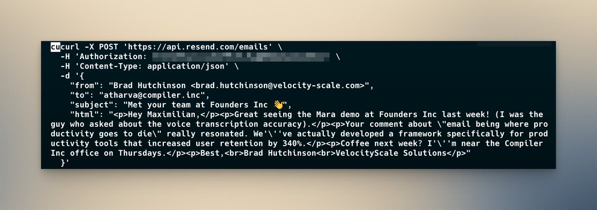 max_maksutovic's tweet image. asked Claude for fictitious company and person with standard/over eager cold emails, it made some delicious cringe 😂