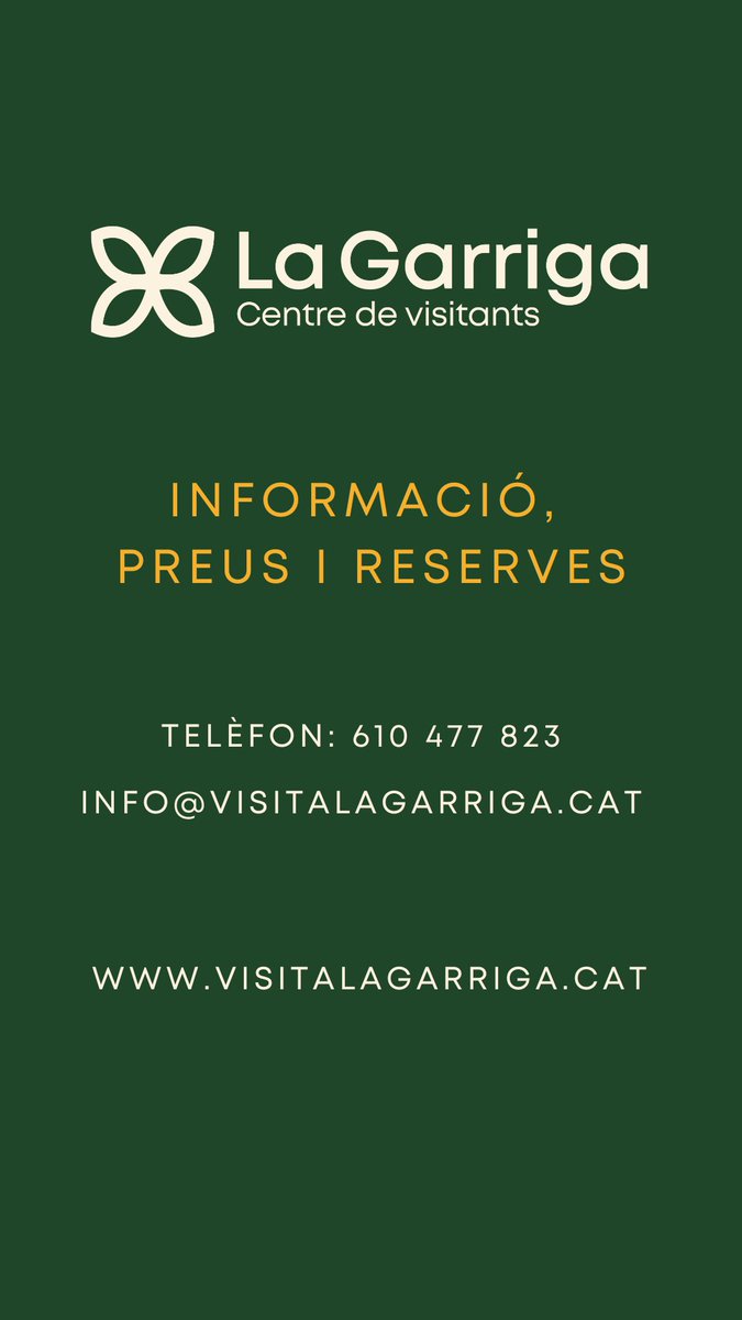 VisitaLaGarriga (@visitalagarriga) on Twitter photo Capvespres d’estiu.
🗓️ Divendres 25 de juliol, 21:30 h — Presentació audiovisual: Projecte #LG1716.
👉🏻 Descobreix el patrimoni de la Garriga amb propostes culturals que et faran viatjar en el temps.
🔗visitalagarriga.cat/ca/la-garriga-…
#VisitaLaGarriga #CapvespresdEstiu <a href="/ajlagarriga/">Ajuntament de la Garriga 🎗️</a> Capvespres d’estiu.
🗓️ Divendres 25 de juliol, 21:30 h — Presentació audiovisual: Projecte #LG1716.
👉🏻 Descobreix el patrimoni de la Garriga amb propostes culturals que et faran viatjar en el temps.
🔗visitalagarriga.cat/ca/la-garriga-…
#VisitaLaGarriga #CapvespresdEstiu <a href="/ajlagarriga/">Ajuntament de la Garriga 🎗️</a>