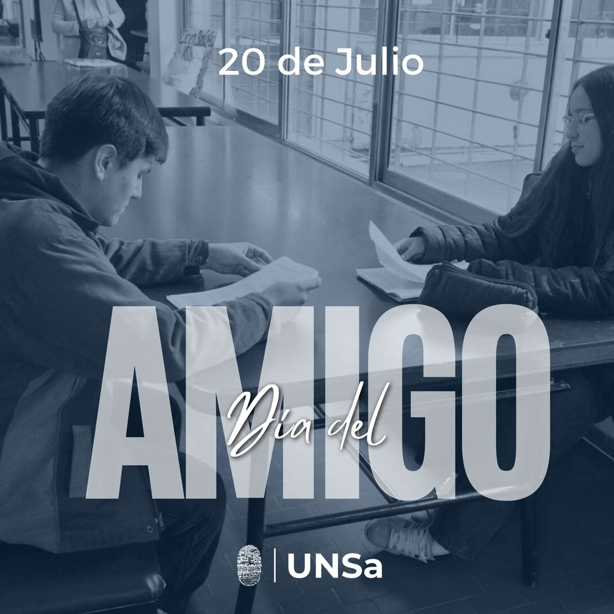 La universidad es mucho más que estudiar:
Es el mate, la charla, la mirada antes de rendir.
Esos facuamigos que llegan y se quedan 

Desde la UNSa, saludamos a quienes hacen de la amistad un pilar del camino.
🙌 ¡Feliz #DíaDelAmigo!
#Facuamigos #DíaDelAmigoUNSa