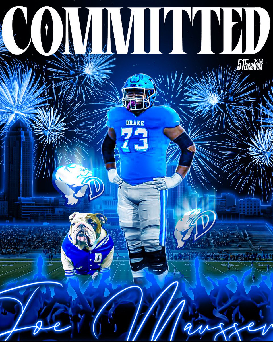 Joe Mausser (@joemausser76) on Twitter photo COMMITED 🔵⚪️ 
LETS WORK!! <a href="/Bound_IA/">Bound Iowa</a> <a href="/innov8ivebyRyan/">Ryan Smith</a> <a href="/PrepRedzoneIA/">Prep Redzone Iowa</a> <a href="/D1Apex/">D1 Football Apex Academy</a> <a href="/coachqgriffith/">Quincy Griffith</a> <a href="/DrakeBulldogsFB/">Drake Football</a> <a href="/CoachJoeWoodley/">Coach Joe Woodley</a> <a href="/CoachSwensVTFB/">Coach Swenson</a> <a href="/vhstigers/">Valley High School Athletics and Activities</a> COMMITED 🔵⚪️ 
LETS WORK!! <a href="/Bound_IA/">Bound Iowa</a> <a href="/innov8ivebyRyan/">Ryan Smith</a> <a href="/PrepRedzoneIA/">Prep Redzone Iowa</a> <a href="/D1Apex/">D1 Football Apex Academy</a> <a href="/coachqgriffith/">Quincy Griffith</a> <a href="/DrakeBulldogsFB/">Drake Football</a> <a href="/CoachJoeWoodley/">Coach Joe Woodley</a> <a href="/CoachSwensVTFB/">Coach Swenson</a> <a href="/vhstigers/">Valley High School Athletics and Activities</a>