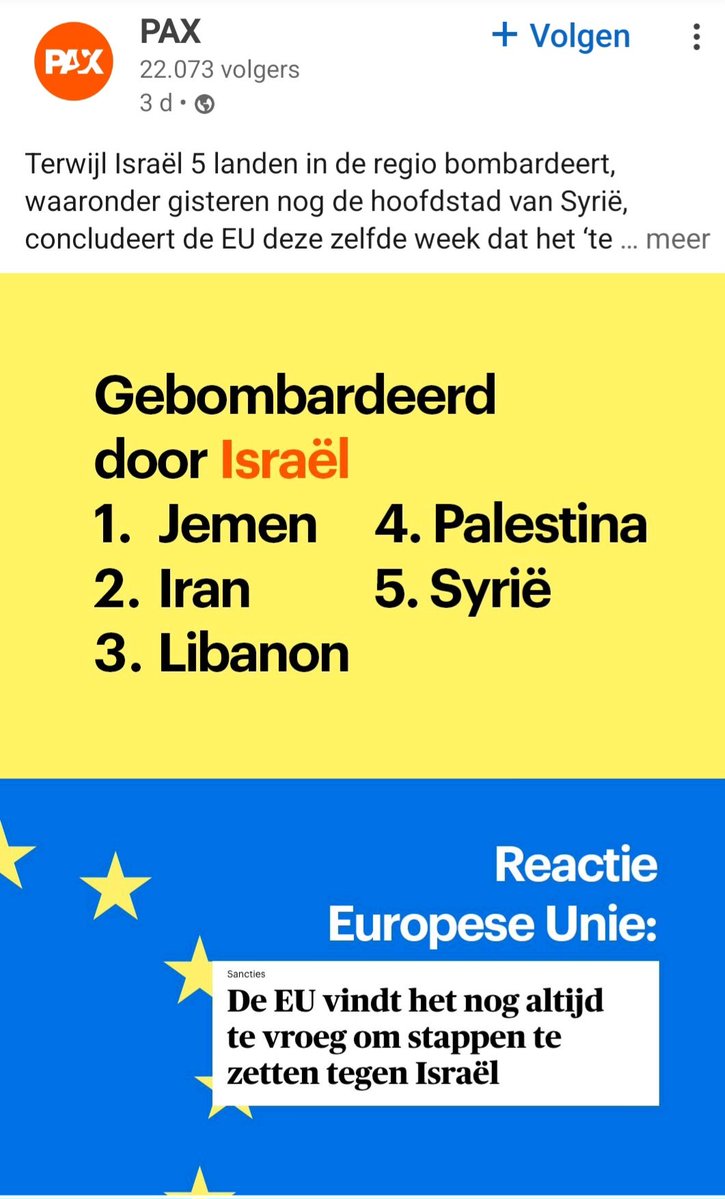 LeeraarRaffi's tweet image. Terwijl in Syrië meer dan 1000 Druzen genadeloos zijn afgeslacht door barbaarse Jihadisten in samenwerking met het regime van Al Jolani, zijn dit de laatste 3 posts van #Oxfam, #PAX en #Amnesty.
NO JEWS, NO NEWS.
Stop zogenaamde "mensenrechtenorganisaties" ‼️