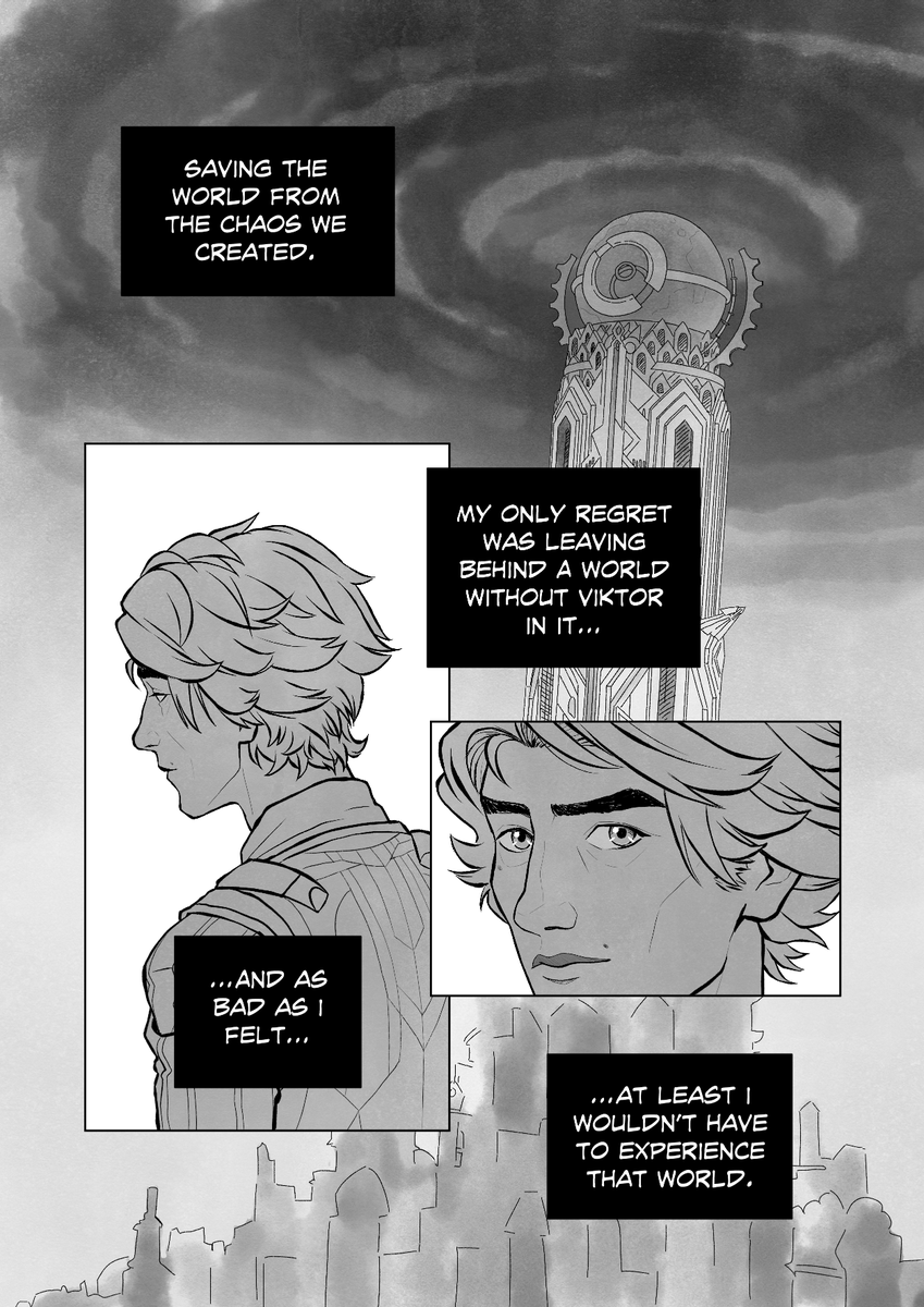 silencedmoment's tweet image. Drew a little comic intro to ✨From the First✨by @tater_potating ! It's first four pages, I want to do more but no promises! XD
#jayvik #FromTheFirst