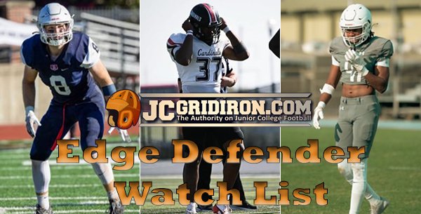 Brad Hoiseth (@bradhoiseth) on Twitter photo JCGridiron.com released the Edge Defender Watch List this morning. Close to 25 guys from tremendous programs.
<a href="/NCDAWGPOUND/">Navarro Football</a> <a href="/TVCCFOOTBALL/">TVCC FOOTBALL</a> <a href="/BLINNFBRECRUIT/">BLINN FB RECRUITING</a> <a href="/CoLinFootball/">Co-Lin Football</a> <a href="/HCCscotties/">Highland Athletics</a> <a href="/JC_BobcatsFB/">Jones College 🏈</a> <a href="/GMC_Football/">GMC Football</a> <a href="/MJCFootball/">MJC Football</a> <a href="/CCSFFootball/">City College of San Francisco Football</a> JCGridiron.com released the Edge Defender Watch List this morning. Close to 25 guys from tremendous programs.
<a href="/NCDAWGPOUND/">Navarro Football</a> <a href="/TVCCFOOTBALL/">TVCC FOOTBALL</a> <a href="/BLINNFBRECRUIT/">BLINN FB RECRUITING</a> <a href="/CoLinFootball/">Co-Lin Football</a> <a href="/HCCscotties/">Highland Athletics</a> <a href="/JC_BobcatsFB/">Jones College 🏈</a> <a href="/GMC_Football/">GMC Football</a> <a href="/MJCFootball/">MJC Football</a> <a href="/CCSFFootball/">City College of San Francisco Football</a>