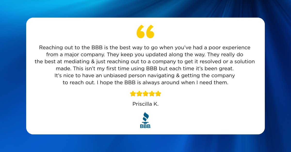 bbbmidwestplain's tweet image. We’re proud to play a small part in helping people find businesses they can count on. Your reviews remind us that trust still matters — and that people notice when businesses do things the right way.
#TrustEarned
