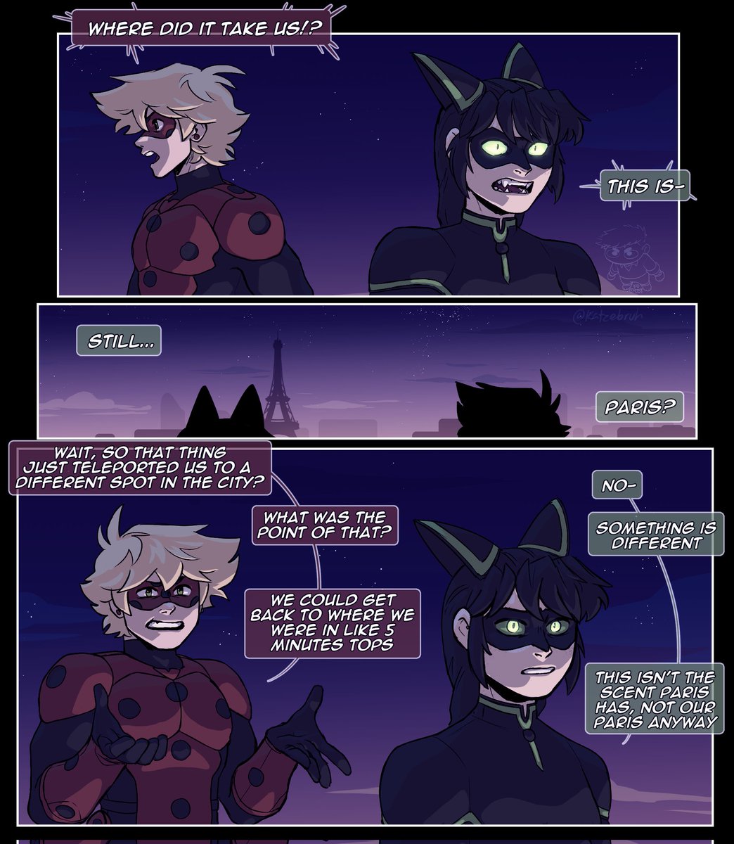 katzebruh's tweet image. Part 2, featuring the battle mode my AU has (though it's just a stand in, I'll probably be modifying as time goes on cause I'm too indecisive)
Oh the dream the be able to change height at will though
#MiraculousLadybug #mlbtwt