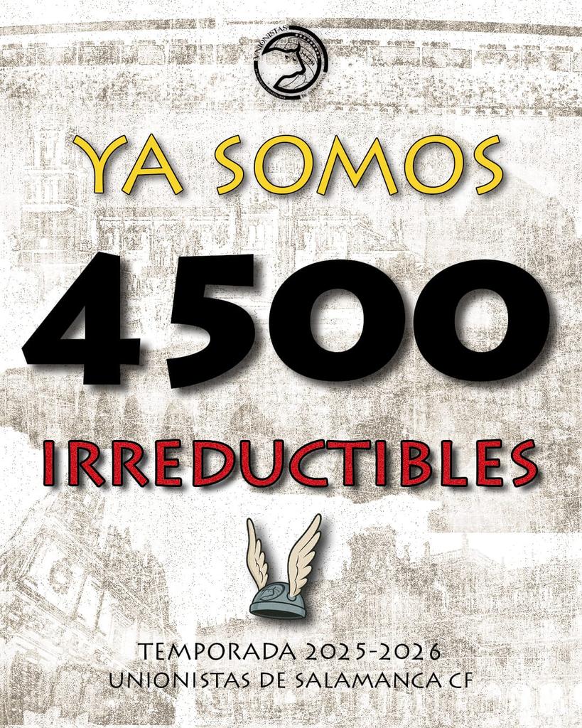 ¡¡Alcanzados los 4️⃣5️⃣0️⃣0️⃣ #Irreductibles en tiempo récord!
