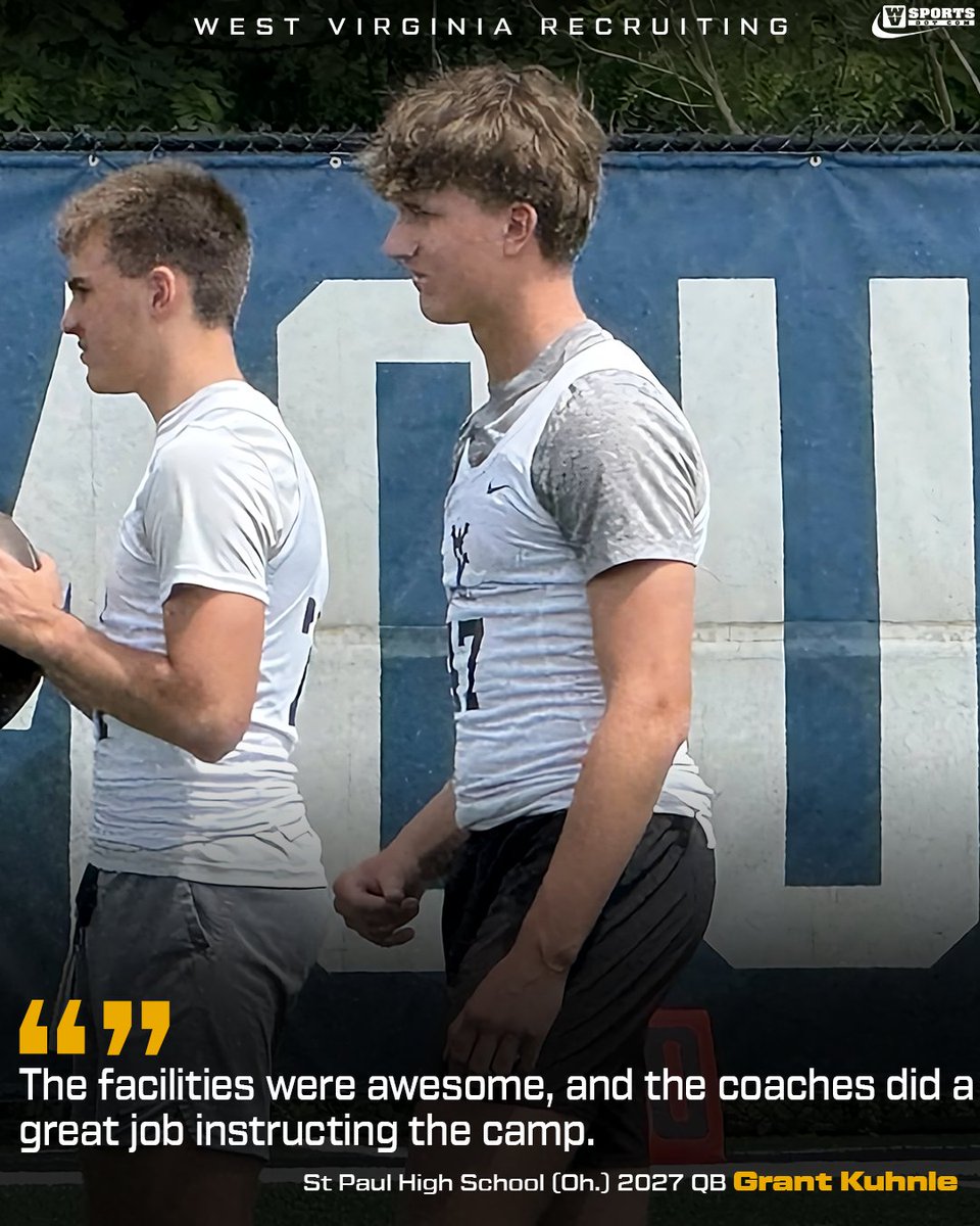 WVSports.com (@wvsportsdotcom) on Twitter photo 2027 QB Grant Kuhnle enjoyed his visit to #WVU, learning from Rhett Rodriguez and getting a feel for the program. <a href="/grantkuhnle_11/">Grant Kuhnle QB 2027</a>
Interview ▶️ gowvu.us/v36 2027 QB Grant Kuhnle enjoyed his visit to #WVU, learning from Rhett Rodriguez and getting a feel for the program. <a href="/grantkuhnle_11/">Grant Kuhnle QB 2027</a>
Interview ▶️ gowvu.us/v36
