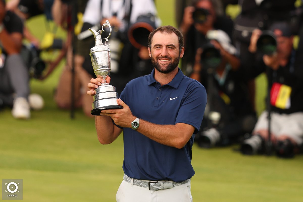 Inphosports's tweet image. Scottie Scheffler Captures @TheOpen , Cements Historic Season with Third Major Win