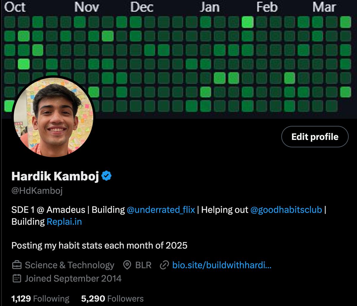HdKamboj's tweet image. Why consistent PFP on socials makes a lasting impression.
Think of it like your face which people will remember you with if they haven't met you.
You profile picture, username, display name, bio, color palette, and content style.
Keep these uniform across all your platforms,…