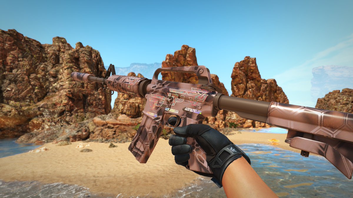 Or3_CS's tweet image. Super cheap craft just to scratch the itch. FN Rose Hex with Pain Gaming Copenhagen Holos.