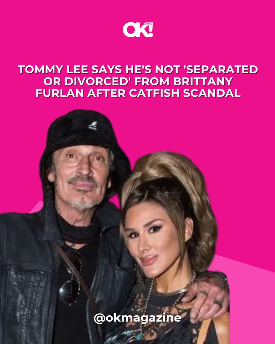 Tommy Lee said he is not 'separated or divorced' from Brittany Furlan. okmagazine.com/p/tommy-lee-no…
