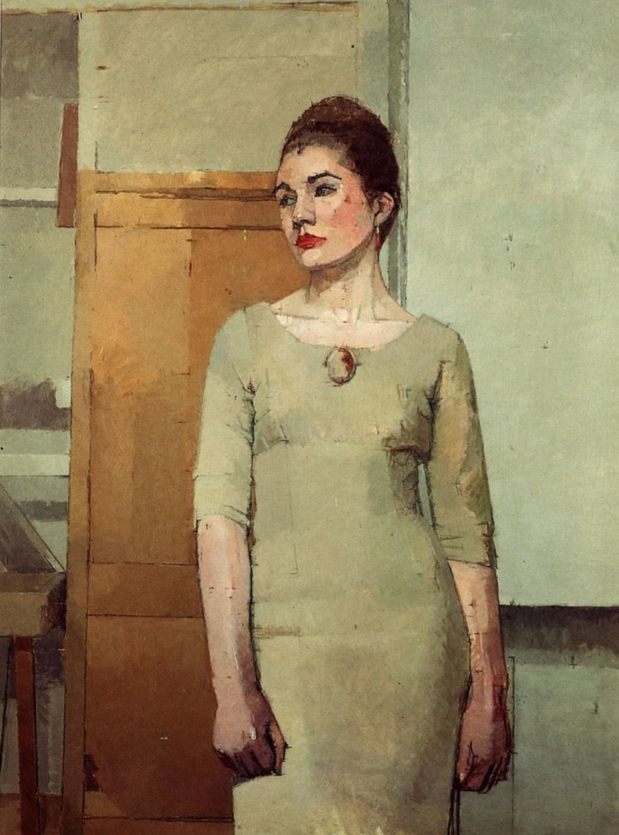 ahistoryinart's tweet image. Euan Uglow was as radical and experimental as any celebrated British post-war artist. The ideas he pursued had nothing to do with setting a narrative or painting a photographic likeness, but creating a structured painting: 'full of controlled potent emotion.'