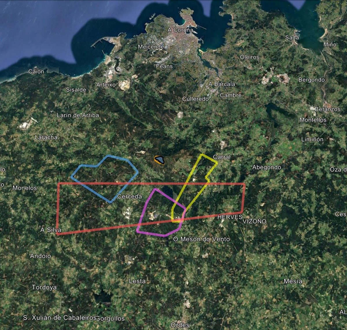 🗣Poñemos á vosa disposición as #alegacións contra o " PARQUE EÓLICO O SEIXO " que afecta os concellos de #ALaracha, #Cerceda, #Carral e #Abegondo.

🗣Facémonos eco da asociación #EncrobasViva e #PetondoLobo.

✒️PRAZO ATA o 30 Xullo 2025 !!✒️

ecoloxistasenaccion.fala.gal/alegacions-p-e…