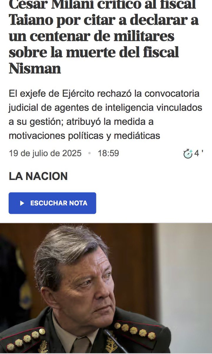 Un fiscal de la nación involucra al Ejército Argentino y a su Ex jefe en la muerte de Nisman y por lo tanto en el encubrimiento de la causa AMIA. 
El sometimiento del poder judicial y de todo el estado Argentino a los caprichos del Estado de Israel ha llegado a límites