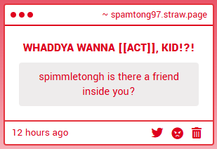 g_spamton97's tweet image. [[nope.avi]] I&apos;M 100% [[Friend Inside]] FREE!!!!!!!!!