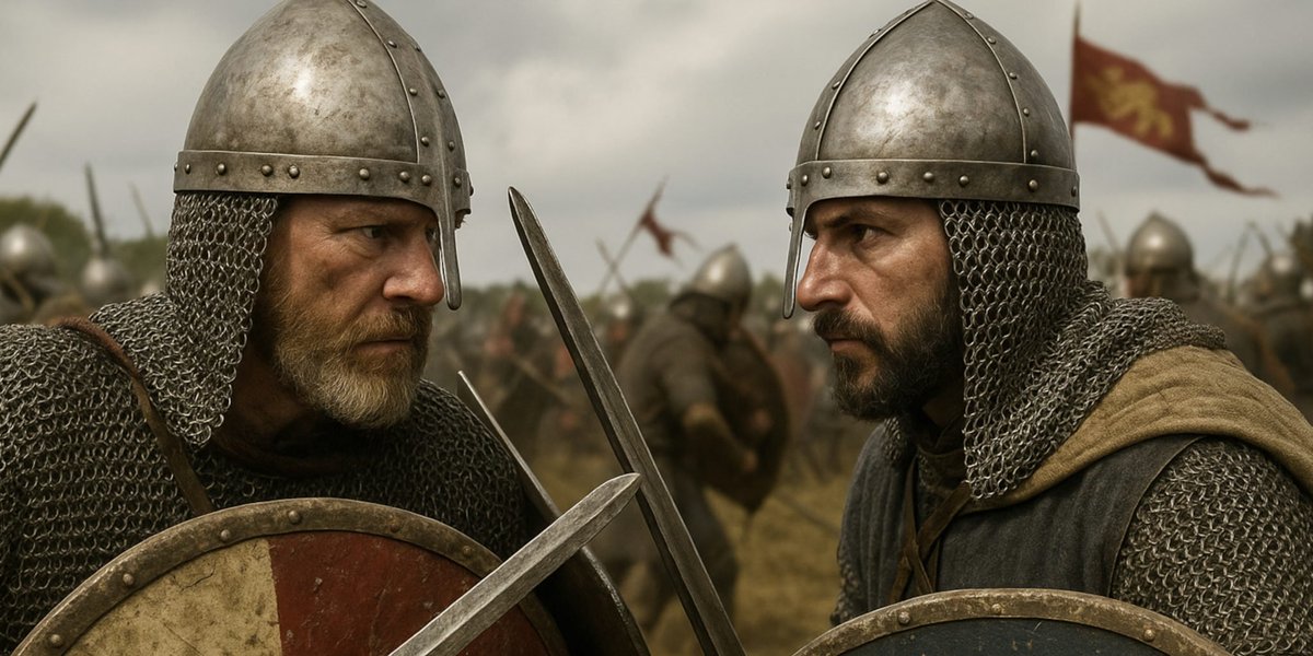 seven_swords's tweet image. Saxon or Norman? Picking a Side at the Battle of Hastings Re-enactment #reenactment - sevenswords.uk/saxon-or-norma…