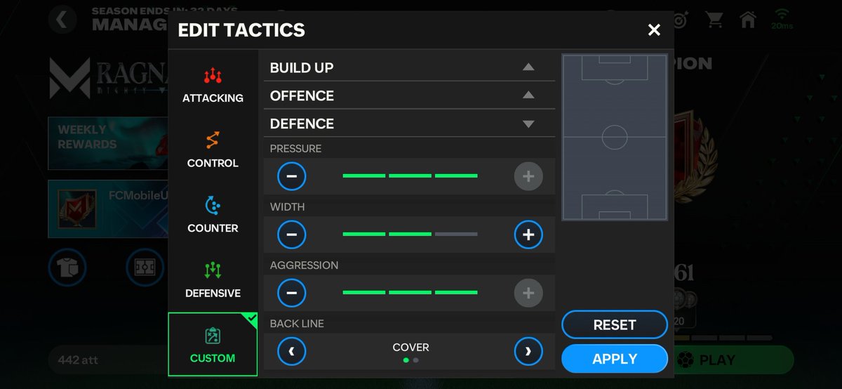 FC Mobile Universe (@eafcuniverse24) on Twitter photo Here are the manager mode tactics that got me into FC Champions 2. I've used them for 433 att, 424 & 41212 Narrow. Hope they're of some help to some of you! Best of luck... Happy grinding!
<a href="/tutiofifa/">Tío Fifah 🇨🇴 🇵🇸 حرة</a> <a href="/Jacobek08/">JACOBinho®</a> <a href="/99rkreddy/">Rk Reddy</a> <a href="/FCBROWN34/">FC BROWN</a> <a href="/GWM9MOP/">GWM9M</a> <a href="/JONALDINHOtm/">JONALDINHO90™</a> <a href="/EASFCMOBILE/">EA SPORTS FC MOBILE</a> Here are the manager mode tactics that got me into FC Champions 2. I've used them for 433 att, 424 & 41212 Narrow. Hope they're of some help to some of you! Best of luck... Happy grinding!
<a href="/tutiofifa/">Tío Fifah 🇨🇴 🇵🇸 حرة</a> <a href="/Jacobek08/">JACOBinho®</a> <a href="/99rkreddy/">Rk Reddy</a> <a href="/FCBROWN34/">FC BROWN</a> <a href="/GWM9MOP/">GWM9M</a> <a href="/JONALDINHOtm/">JONALDINHO90™</a> <a href="/EASFCMOBILE/">EA SPORTS FC MOBILE</a>