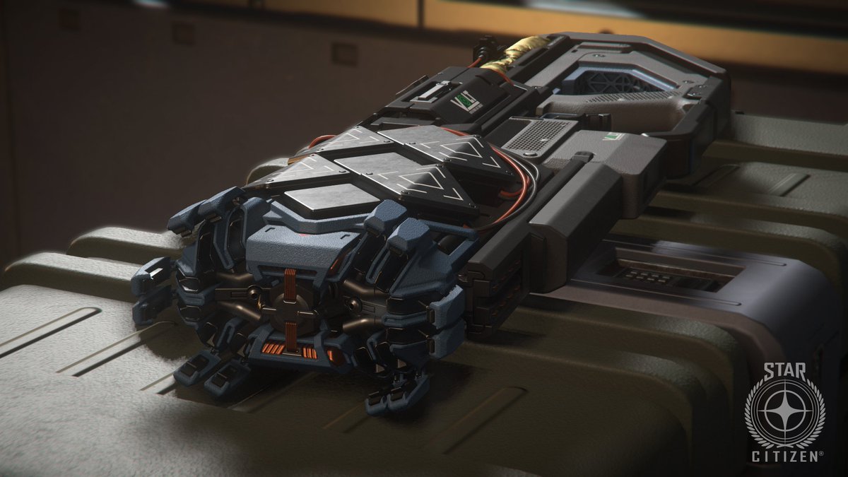 The engineers at Verified Offworld Laser Technologies have developed the #StarCitizen Prism laser shotgun so that as the weapon's heat-levels rise, the pellets begin fusing together into slug-like projectiles that inflict higher damage on targets 💥
starcitizen.tools/Prism_Laser_Sh…