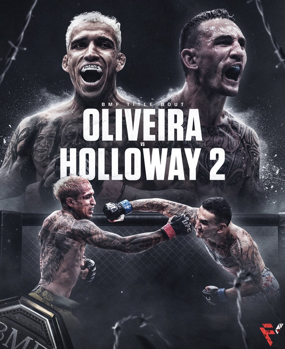 Full_Violence's tweet image. There’s never been a better time. Holloway vs. Oliveira by year’s end for BMF.