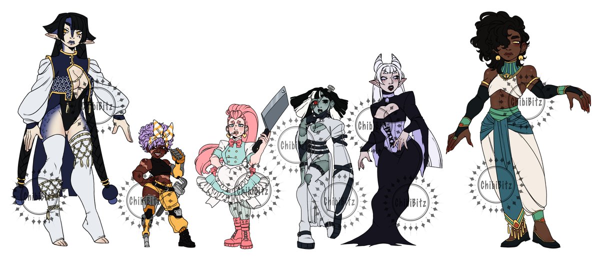 RTs💖     

Selling some ocs cause I really need to take my dog to the vet

fantasy adopt set $50 each
Please don’t DM, info below