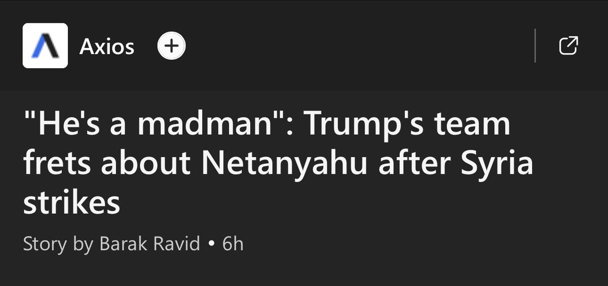 mikestanislaw's tweet image. Now it seems even the current administration is coming to the realization that the Israeli government is becoming a rouge state. No hiding they were quite taken back by the IDF bombings in Damascus this past week.
More on the issues in the WH.
msn.com/en-us/politics…