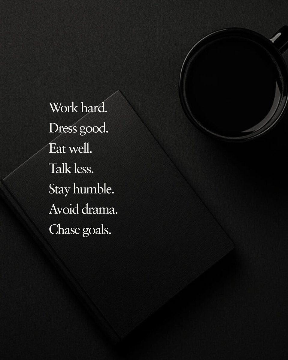 Recipe for a good life.
