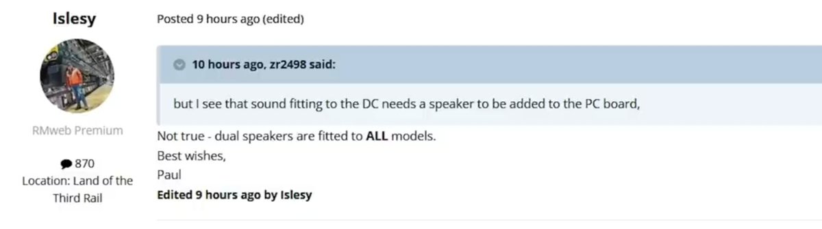 ModelRailsandMe's tweet image. Accurascale, who was present at this weekends MRC Ales on Rails event, has apologised to SamsTrains after claiming a recent review that had a misleading model specification was "clickbait"