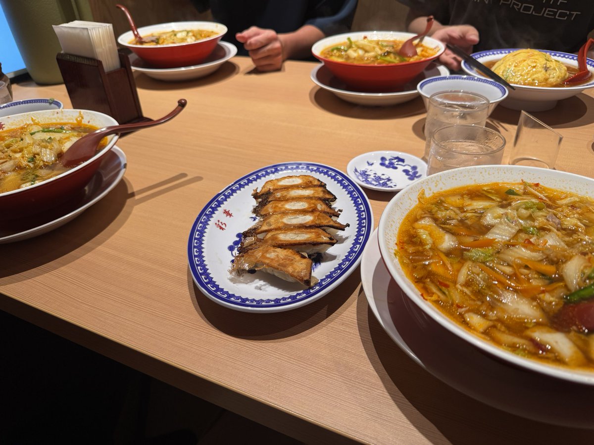 ナイツーの立ち寄りで久しぶりの彩︎華ラーメン、相変わらずうま😋