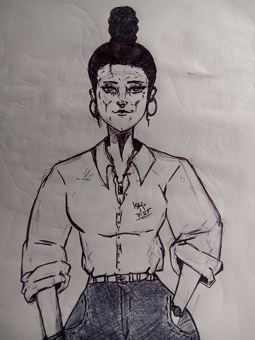 eezrael1's tweet photo. Portrait of a middle-aged Latina woman — Bold lines, strong presence. Beauty refined by age,capturing quiet strength and timeless beauty.
Been working on Figure drawing and Character design. Enjoy 🙂🙏
#art #pendrawing #yks2025
#sisterhong
#CourtSideWithDonBelle https://t.co/ICDGBkIYb5