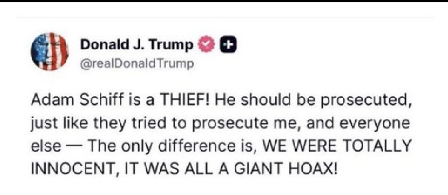 I'd just like to remind everyone that President Biden never posted insane rants about prosecuting members of Congress he didn't like, but MAGA always FALSELY accused him of lawfare.

This is sick, bonkers shit.
Very unpresidential.