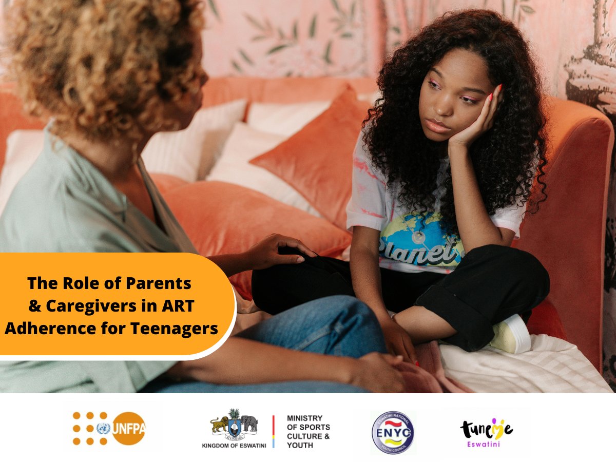 HIV treatment adherence for teens:
The role of parents/caregivers involves providing psychosocial and ongoing care of the child or adolescent (including nutrition, immunisation and disclosure). It also involves monitoring adherence to meds and clinic visits.
