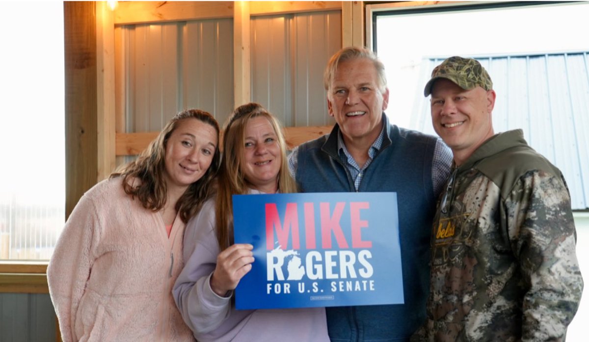 MikeRogersForMI's tweet image. Michigan isn’t just a battleground state — it’s the blueprint for American revival.
With the right leadership, we can lead the nation in jobs, innovation, and education.
Let’s Get To Work!