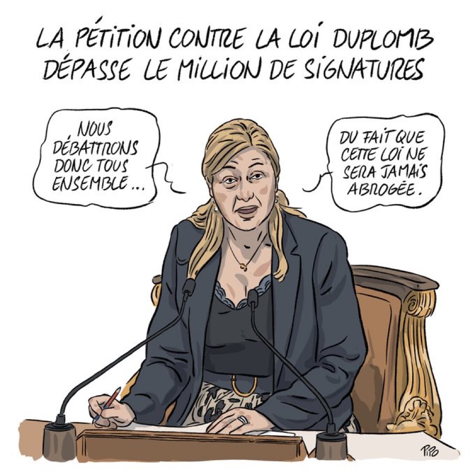 La démocratie selon Yaël Braun-Pivet
✍️<a href="/Pipotache/">Pipo</a>