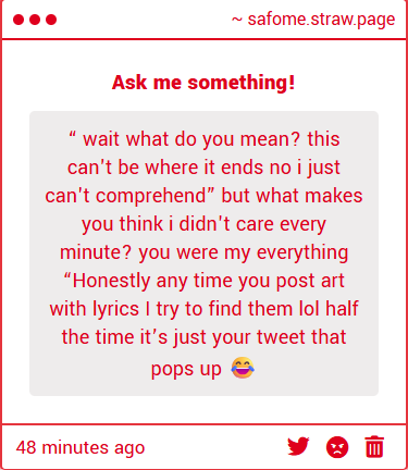 safomeART's tweet image. 1st is Reminiscence by Braden Ross
2nd is Mountain by 2hollis!
People are free to ask me about others if they want, a lot are 2hollis songs I'm ngl