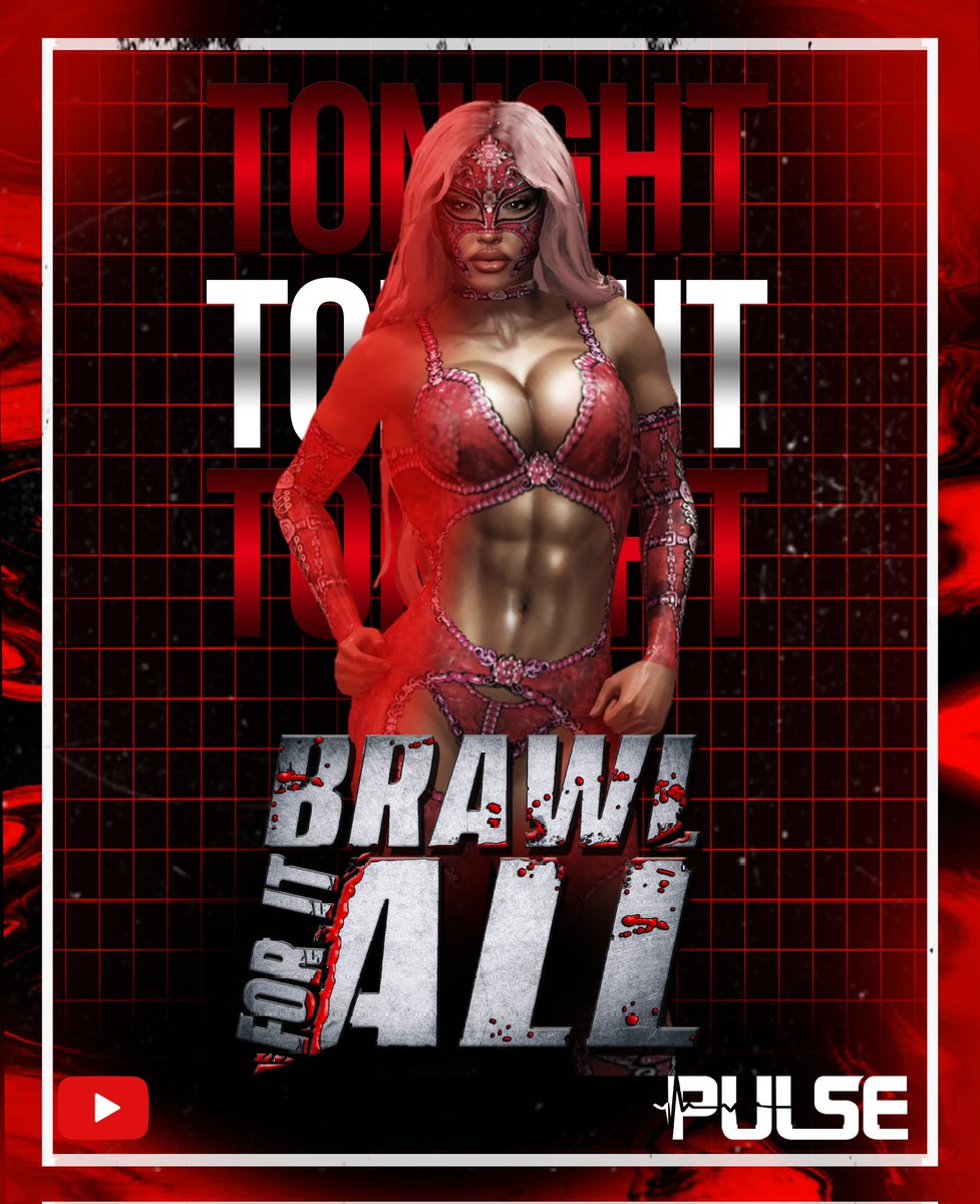 Roses bloom in silence before they cut deep. 🥀 Respect to every woman fighting tonight. I’m watching, I’m waiting and I wouldn’t miss this for the world, you shouldn’t either. 
——————————
TONIGHT: #BrawlForItAll🩸
🕖: 5:00 EST
▶️: youtube.com/@pulsewrestlin…