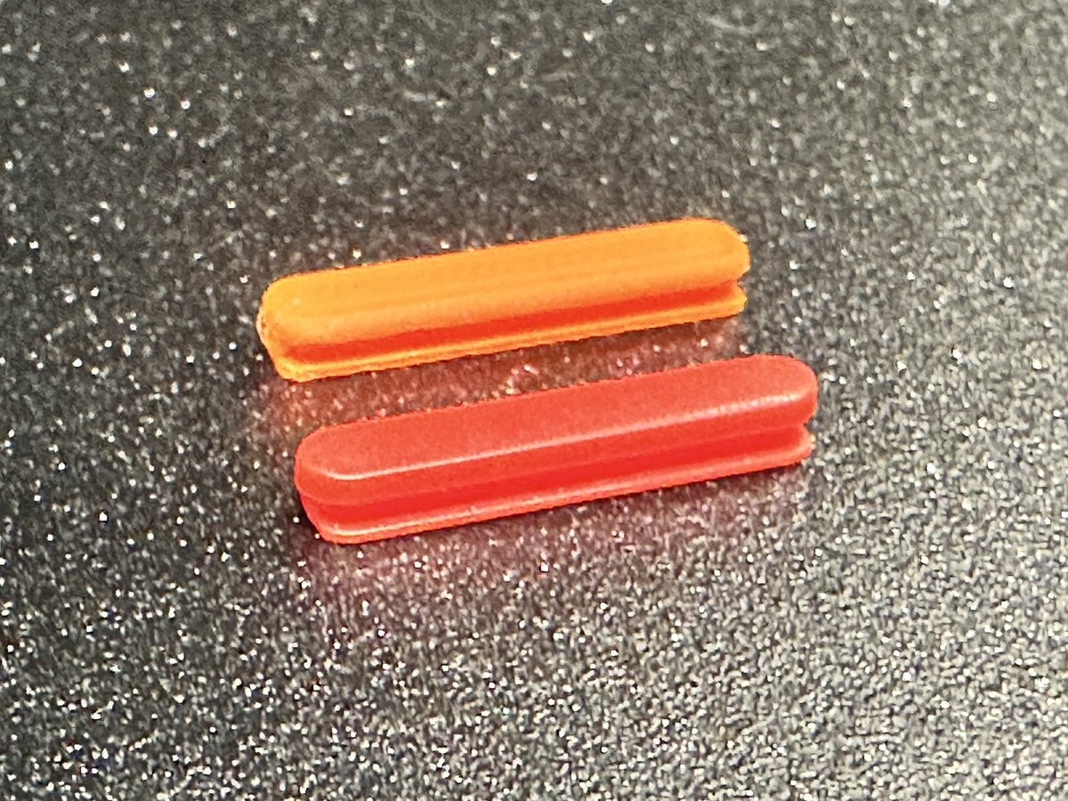 3DInPhil's tweet image. Bought a iPhone case knowing I can customize the buttons. Finally got around to it.
Printed on a @Prusa3D MK3s+ revo 0.25 nozzle at 0.1 layer height
@prusament orange PETG