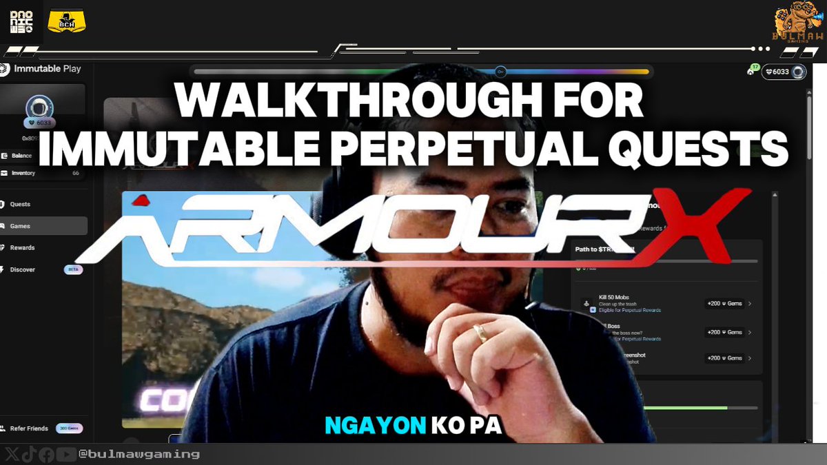Crushed the <a href="/PlayArmourX/">ArmourX | Alpha</a>  perpetual quest on <a href="/Immutable/">Immutable</a> !

Takes just 30 mins to 1 hour to complete!

Full walkthrough here 🎮👇
youtu.be/_pnmkpLtlrY?si…

#ArmourX #immutable