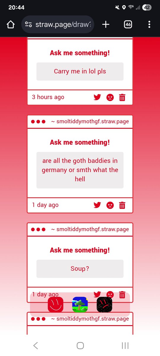 MothAnswers's tweet image. Nah uh

I wish

Yes