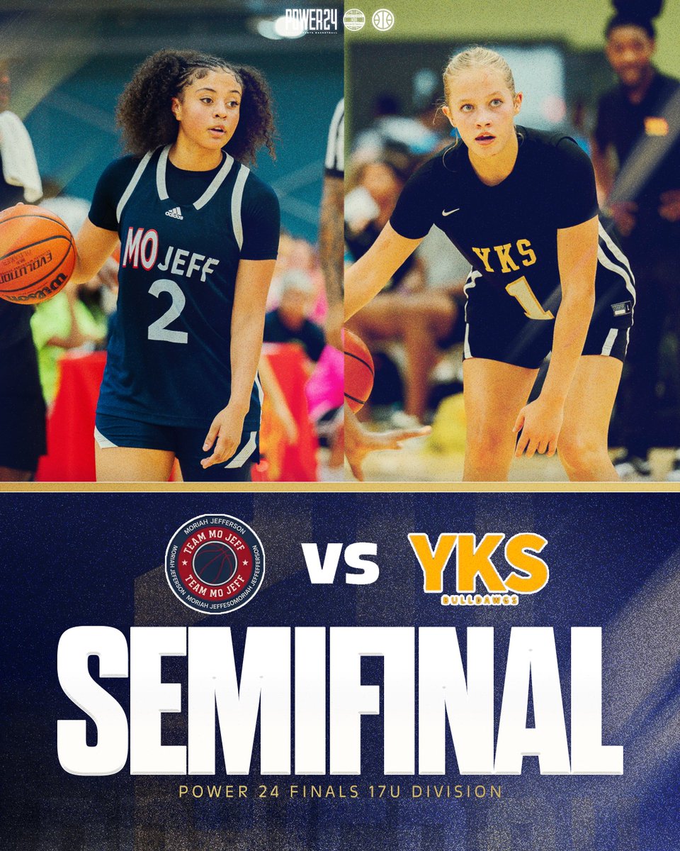 Our second P24 17U semi is LOCKED ‼️

<a href="/TeamMoJeff/">Team Moriah Jefferson</a> vs <a href="/YKSbasketball/">YKS Basketball</a> with a title spot on the line 🎥