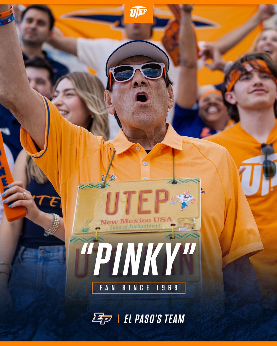 UTEPAthletics's tweet image. A lifetime of loyalty. This is Pinky’s story. 🧡 #ElPasosTeam