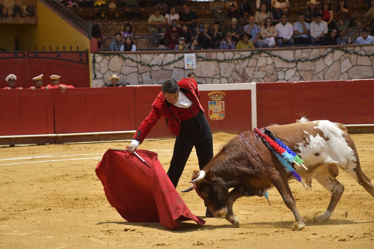 Palmas en el primero de la tarde de nombre Libertad de Monte Cristo para Miguel Ortas Miguelete.

📸Oscar Mir 
#CincoVillas #FestivalTaurino #HoyEsElDía #FiestaBrava #ViveLaTradición