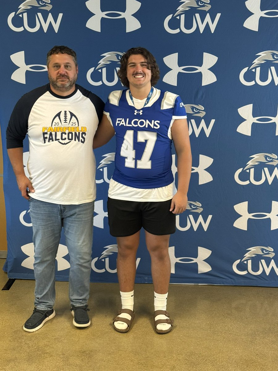Had a great day at Concordia University Wisconsin! Got to see all of campus and see the amazing facilities! Thank you <a href="/jfederico8/">Coach Federico</a> for inviting me and showing me around! <a href="/c_stoner16/">Coach Stoner</a> <a href="/FHSFalconFB/">Fairfield Falcon Football</a> <a href="/TSimpKing/">Tristan Simpson-King</a>