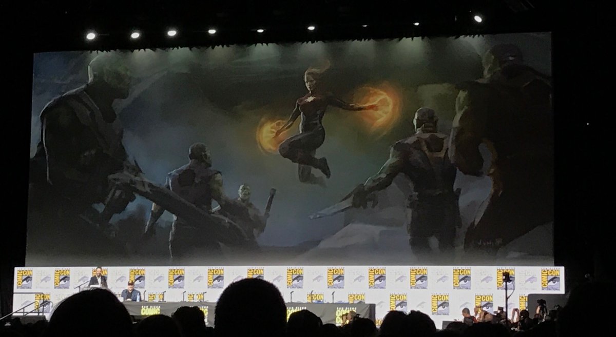 CarolCrave's tweet image. Eight years ago today, Marvel revealed their first look at Brie Larson as Captain Marvel at
SDCC 💫