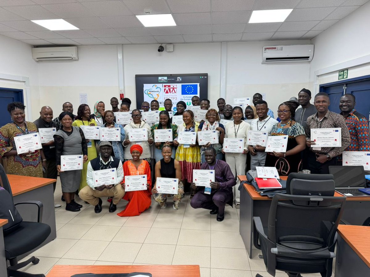 PANGenS2023's tweet image. The PANGenS #DataManagement & #Biobanking workshop officially concluded yesterday👏👏.
A sincere thank you to our facilitators, speakers, and participants for their invaluable contributions.😄
We look forward to continued collaborations and impactful outcomes across Africa.🧬🤝