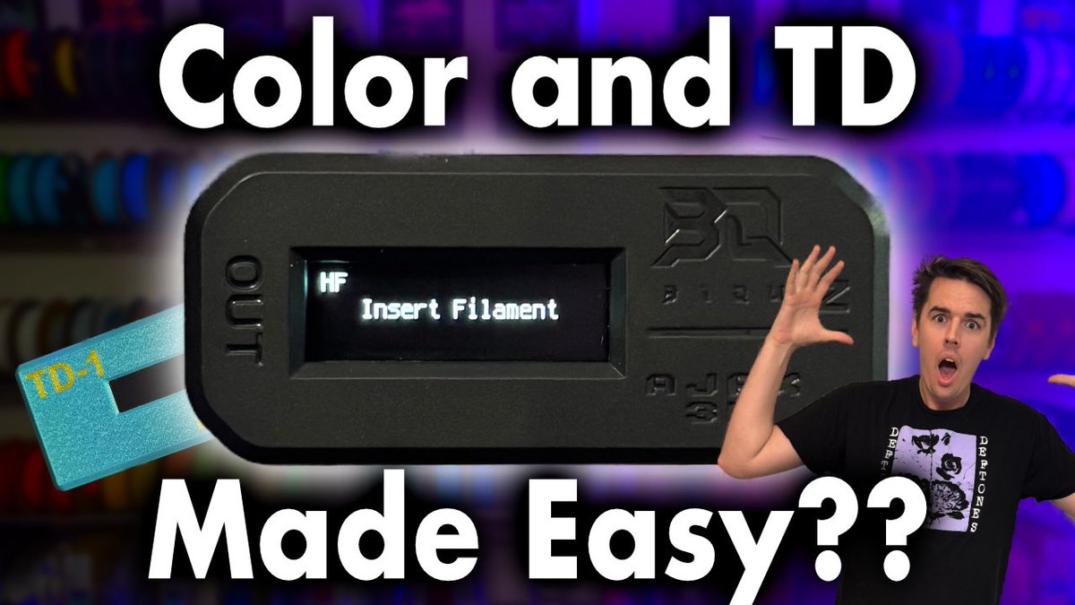 NeoKoi_Prints's tweet image. If you guys got a TD1S and you need help calibrating it, here’s the video for you🔥
youtu.be/jfiACX9y2-Y?fe…
@AJAX_3D @BIQU_3Dprinter
#3dprinting #hueforge